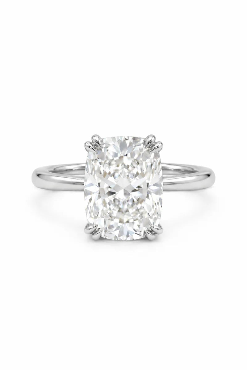 Elongated Cushion Solitaire