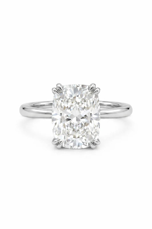 Elongated Cushion Solitaire
