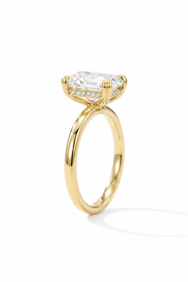 Elongated Cushion Solitaire