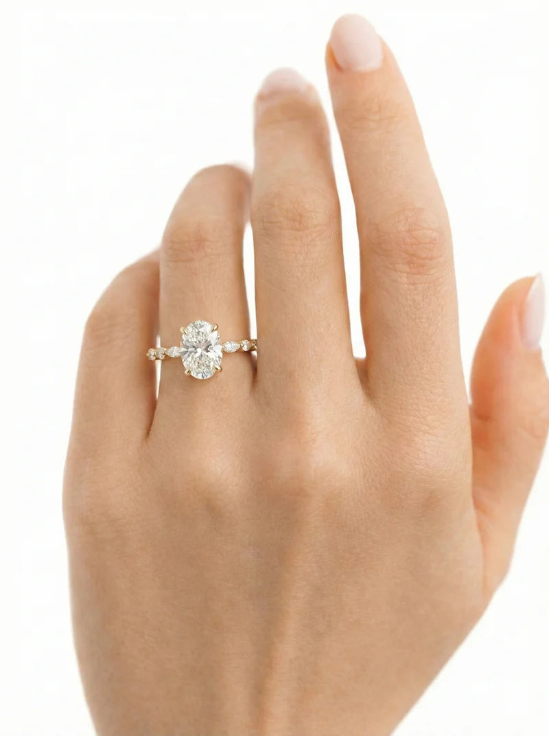 Oval Diamond Ring