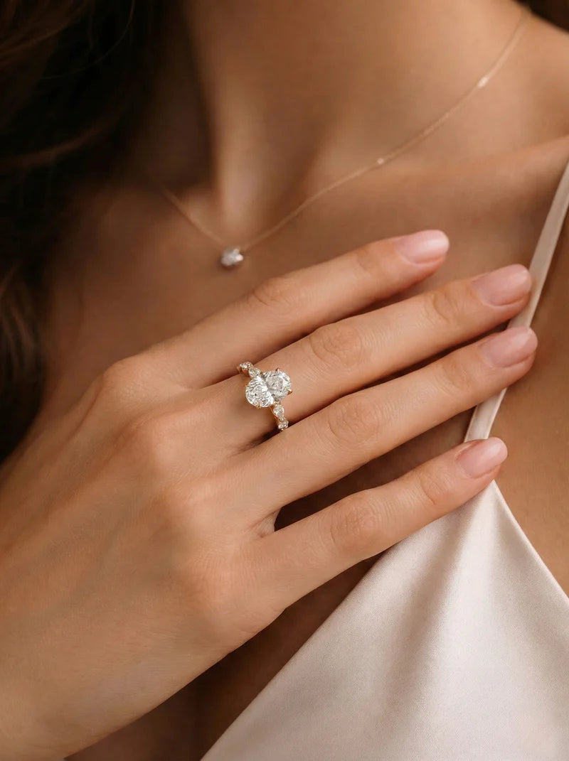 Oval Diamond Ring