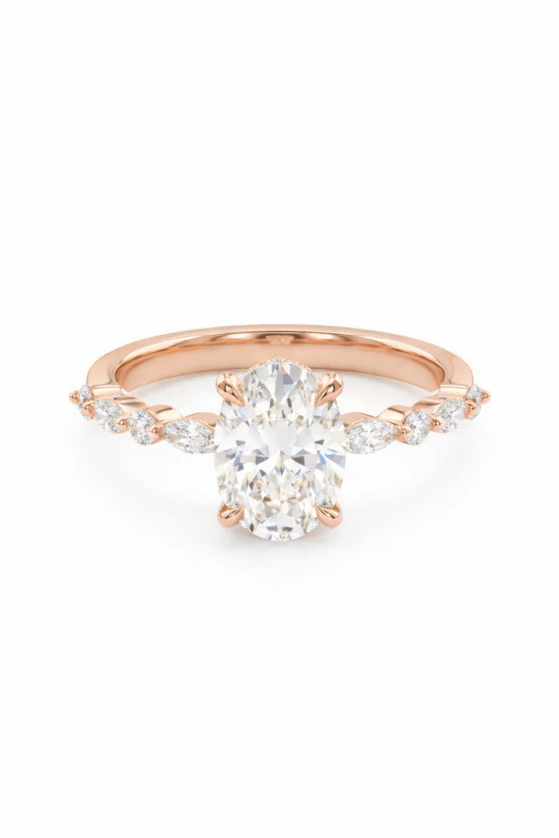 Oval Diamond Ring