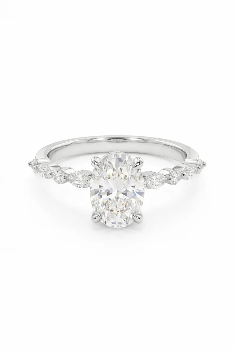 Oval Diamond Ring