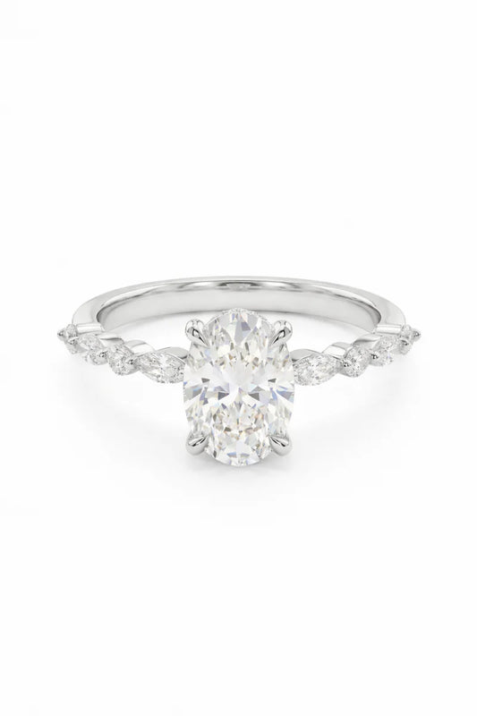 Oval Diamond Ring