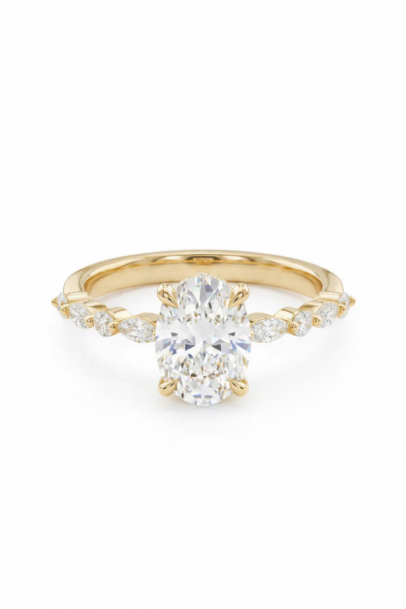 Oval Diamond Ring